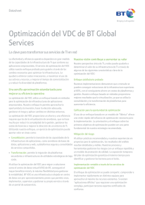 VDC Optimise - BT Global Services