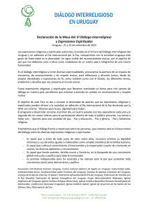 Declaración final - Iglesia Católica Conferencia Episcopal del Uruguay