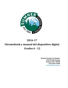 2016-17 Chromebook y manual del dispositivo digital Grados 6