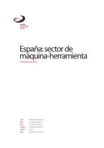 España: sector de máquina-herramienta