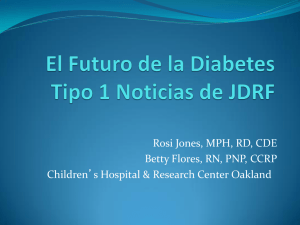 El Futuro de Diabetes Tipo 1 Noticias de JDRF