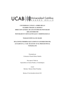 universidad catolica andres bello vicerrectorado academico