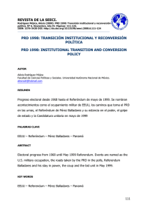 prd 1998: transición institucional y reconversión política