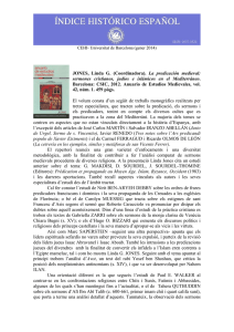 La predicación medieval: sermones cristianos, judíos e islámicos en