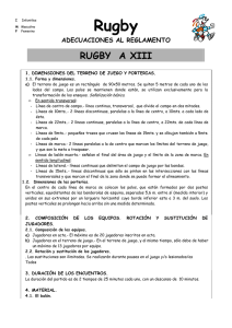 Reglamento Rugby a XIII
