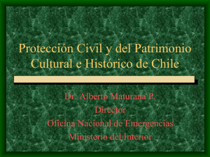Protección Civil y del Patrimonio Cultural e Histórico de Chile