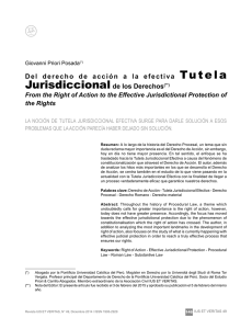 Tutela - Revistas PUCP - Pontificia Universidad Católica del Perú