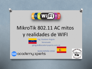 Site Survey Wifi con MikroTik