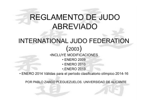 reglamento de judo abreviado - RUA