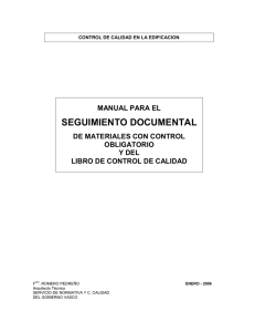 Actualización 2006 del Manual para el seguimiento documental de