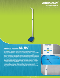 Básculas Médicas MUW - Prospelab, productos para laboratorio