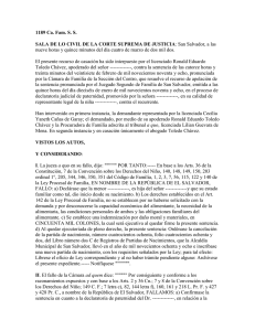 1189 Ca. Fam. S. S. SALA DE LO CIVIL DE LA CORTE SUPREMA