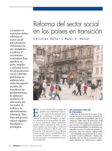 Reforma del sector social en los países en transición