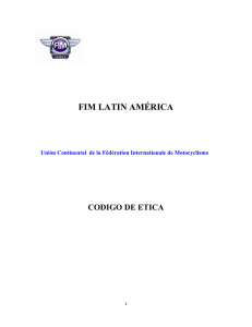 Codigo de Etica FIMLA 2015