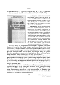 Literatura Popular Española. Salamanca, Ediciones Colegio de