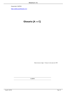 Glosario [A -» C]