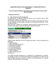 sistema de control escolar de educación media