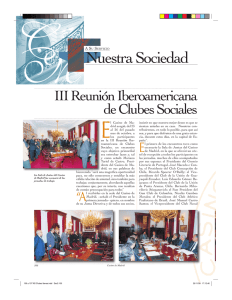 III Reunión Iberoamericana de Clubes Sociales