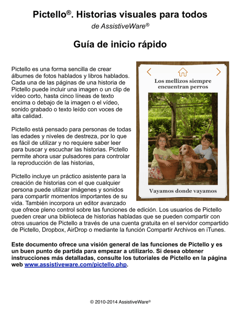 Pictello Pictello - AssistiveWare