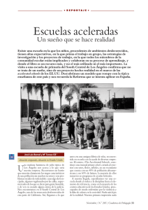 Escuelas aceleradas - José Luis Bernal Agudo