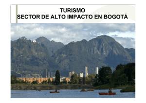 TURISMO SECTOR DE ALTO IMPACTO EN BOGOTÁ