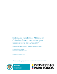 Sistema de Residencias Médicas en Colombia
