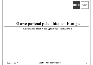 El arte parietal paleolítico en Europa