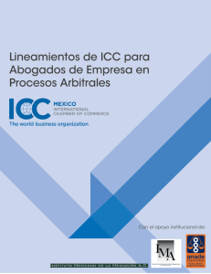 Lineamientos de ICC para abogado de empresa en arbitrajes