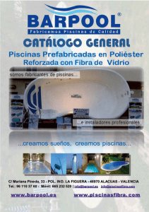 CATAlOGO GEnERAl - BArPool® Piscinas Prefabricadas de Fibra