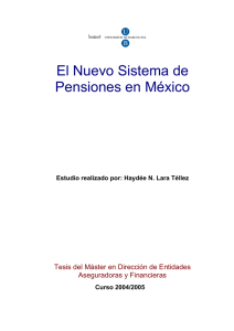 El Nuevo Sistema de Pensiones en México