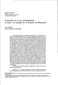Creciendo en la era posmoderna: el niño y la familia en el