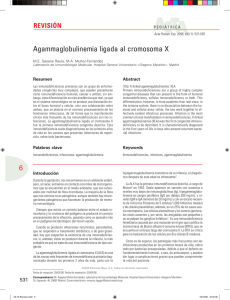 Agammaglobulinemia ligada al cromosoma X