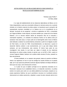 Relaciones México-Cuba durante la revolución septembrina de 1933