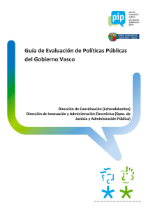Guía de Evaluación de Políticas Públicas del