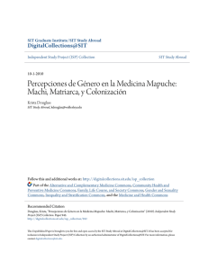 Percepciones de GÃ©nero en la Medicina Mapuche