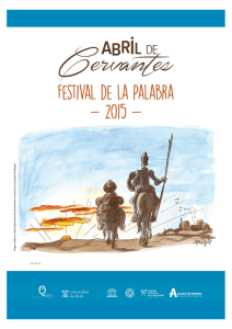 Abril de Cervantes Festival de la Palabra 2015