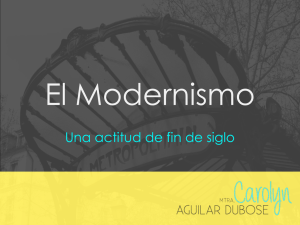 12 El Modernismo