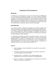 Modulación FSK Inalámbrica. Resumen. Introducción.