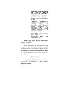sx-jdc-3037/2012 actora - Tribunal Electoral del Poder Judicial de la