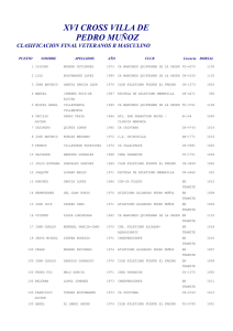 xvi cross villa de pedro muñoz