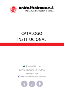CATALOGO INSTITUCIONAL