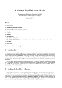 4. Muestreo de poblaciones artificiales - OCW