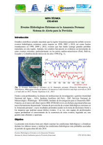 Eventos Hidrológicos Extremos en la Amazonía Peruana: Sistema