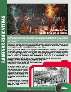 Láminas Históricas de Santa Cruz de la Sierra I