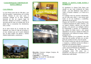 Casa Peraza Casa Peraza - Ayuntamiento de Santa Úrsula