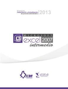 Manual de Excel Intermedio