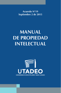 manual de propiedad intelectual - Universidad de Bogotá Jorge