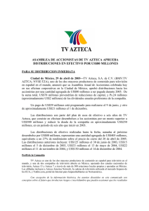 Descargar - TV Azteca - Relación con Inversionistas
