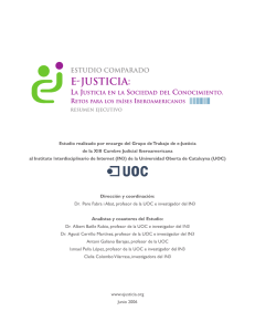 Anexo VIa - Proyecto E-Justicia - Cumbre Judicial Iberoamericana