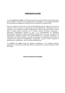 Publicación completa - Banco Central del Ecuador